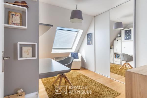 Appartement contemporain en dernier étage avec terrasse au coeur de Neudorf