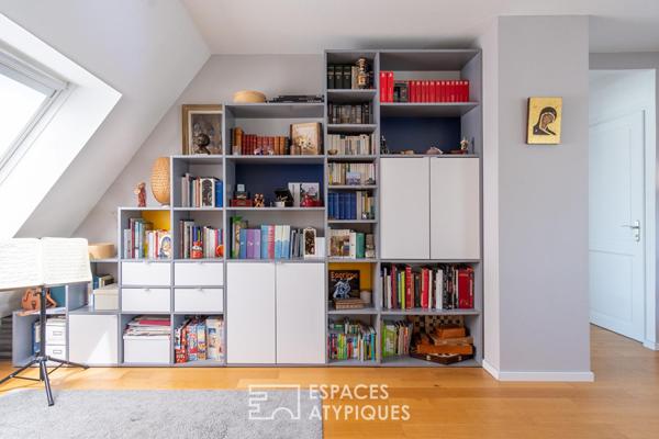 Appartement contemporain en dernier étage avec terrasse au coeur de Neudorf