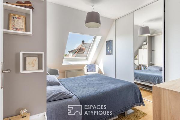 Appartement contemporain en dernier étage avec terrasse au coeur de Neudorf