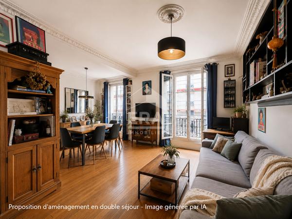 Mairie de Levallois - 3 pièces de 50 m²