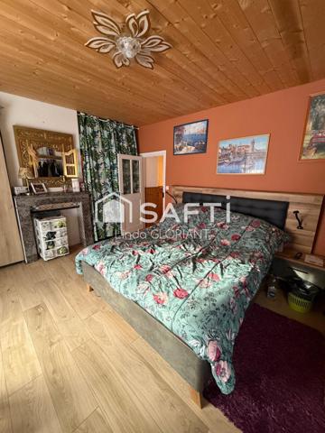 Maison de 68 m2 : 2 chambres / cour / cave