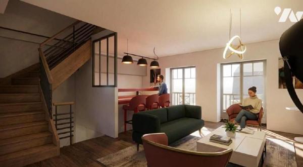 DINARD – Centre-ville – Maison à rénover avec permis de construire accordé – Terrasse