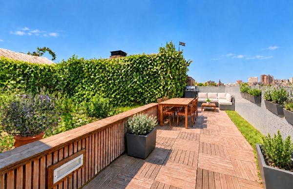 Duplex avec rooftop
