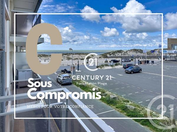 Appartement Studio Cabine à vendre  1 pièce - 19 m 2   FORT MAHON PLAGE  - 80