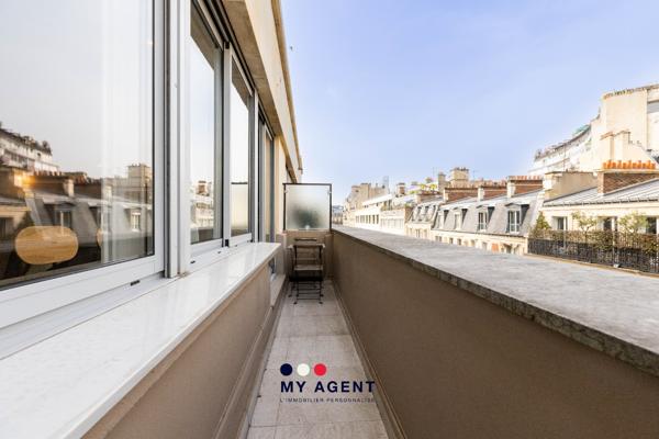 Studio d’exception rénové avec balcon – Passy – Paris 16ème (75)
