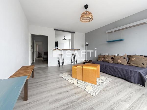 T2 rénové de 55 m² - Parking sécurisé