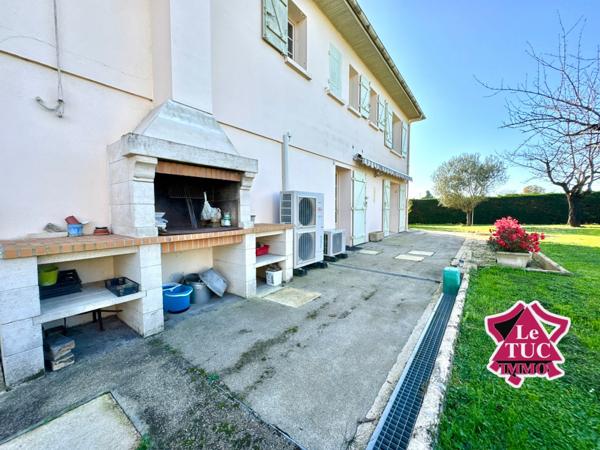 Maison 4 chambres, double garage et terrain 5750 m² Dausse (47140)