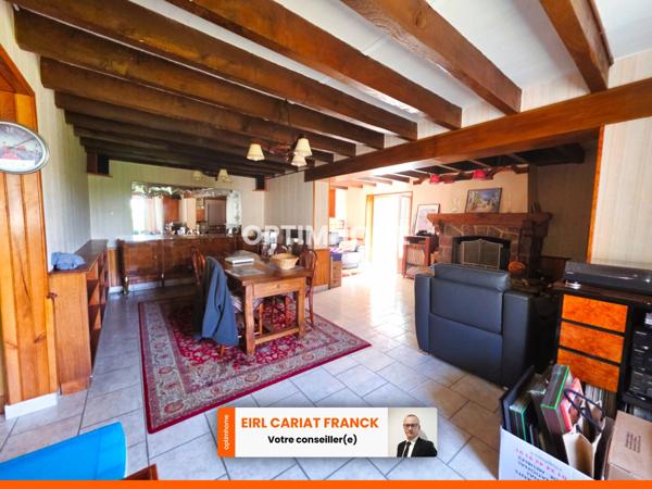 MAISON EN PIERRE DE 107 M2, L’ENSEMBLE SUR 2972 M² DE TERRAIN CLOS AVEC 150 M² DE DÉPENDANCES :