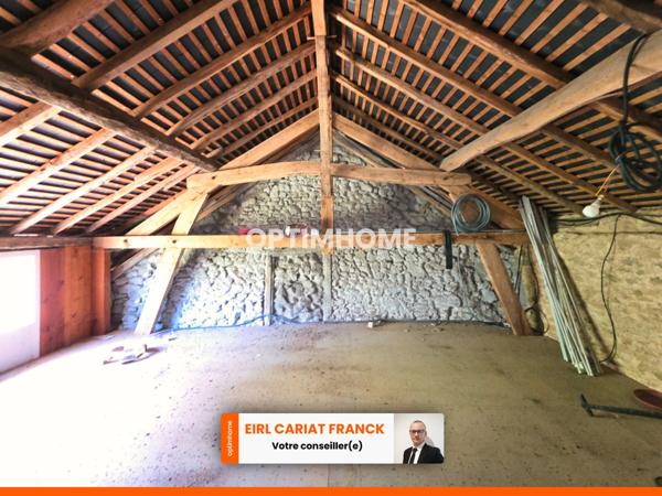 MAISON EN PIERRE DE 107 M2, L’ENSEMBLE SUR 2972 M² DE TERRAIN CLOS AVEC 150 M² DE DÉPENDANCES :