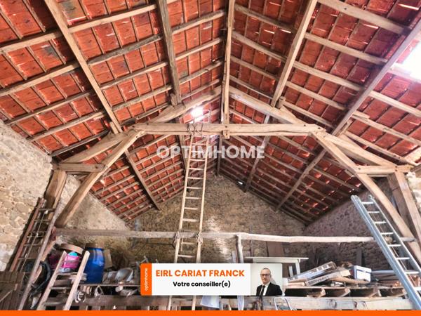 MAISON EN PIERRE DE 107 M2, L’ENSEMBLE SUR 2972 M² DE TERRAIN CLOS AVEC 150 M² DE DÉPENDANCES :