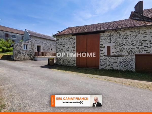 MAISON EN PIERRE DE 107 M2, L’ENSEMBLE SUR 2972 M² DE TERRAIN CLOS AVEC 150 M² DE DÉPENDANCES :