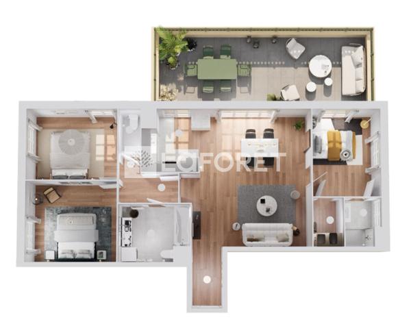 Achat appartement Serris - 281 000 €