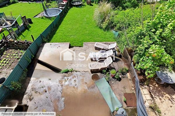 Maison avec 3 chambres, terrasse et jardin!