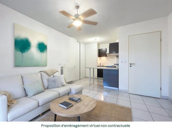 A VENDRE - TOULOUSE quartier Lalande - Appartement 2 pièces 37m² avec terrasse et parking sous-sol
