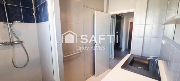 Appartement T3 avec ascenseur, cave et parking.