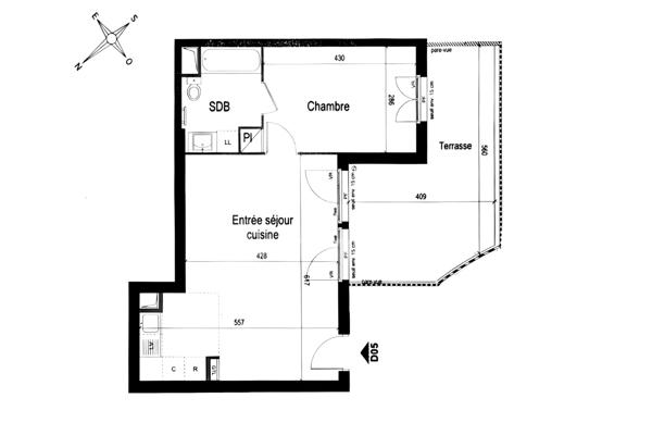 Appartement à vendre 2 pièces MAISONS ALFORT (94)