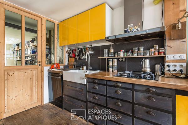 Loft en duplex au calme dans un ancien atelier