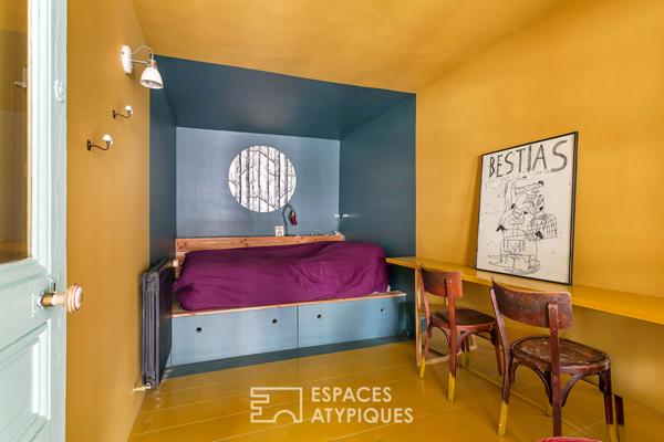 Loft en duplex au calme dans un ancien atelier