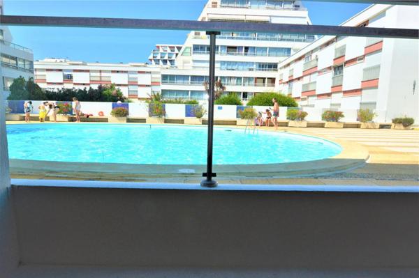 Appartement La Grande Motte 1 pièce(s) 29 m2 + 10 m² de terrasse  - Type T1 bis avec vue Mer