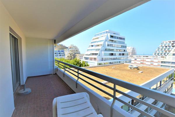 Appartement La Grande Motte 1 pièce(s) 29 m2 + 10 m² de terrasse  - Type T1 bis avec vue Mer