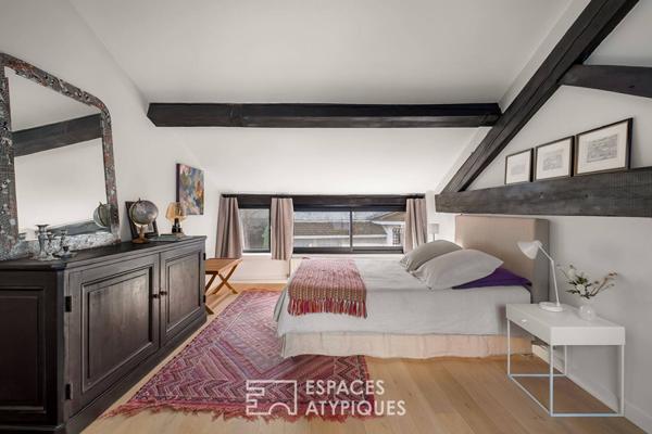 Maison loft atelier au coeur du village de La Tour de Salvagny