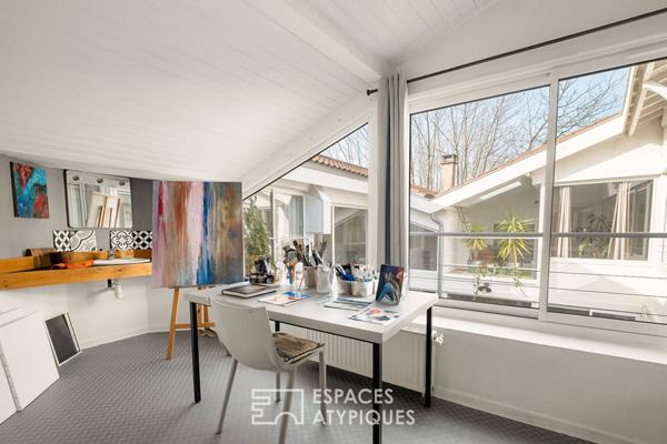 Maison loft atelier au coeur du village de La Tour de Salvagny