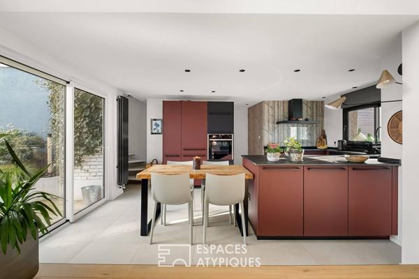 Maison loft atelier au coeur du village de La Tour de Salvagny