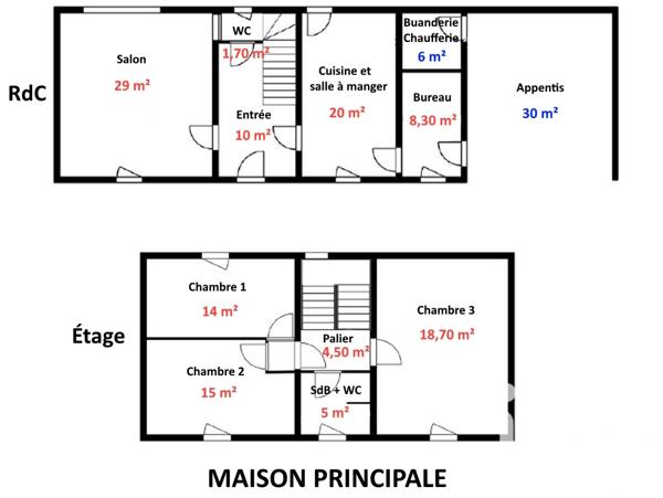 Maison à vendre 6 pièces 168 m² Cissé