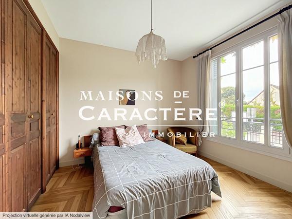 Maison de charme individuelle de 90m2 & jardin à 10 mn à pied des écoles et commerces