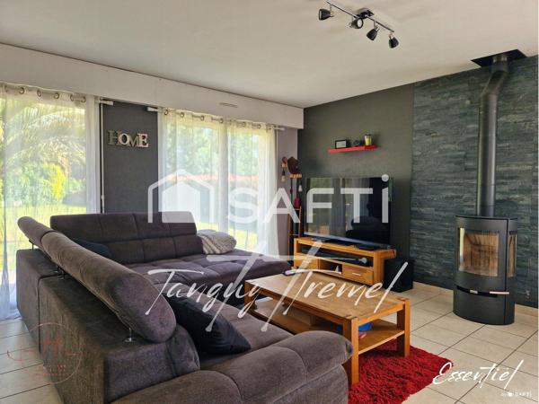 LANVAUDAN – Maison familiale sans travaux avec vie de plain-pied et sous-sol complet