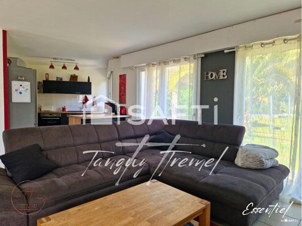 LANVAUDAN – Maison familiale sans travaux avec vie de plain-pied et sous-sol complet