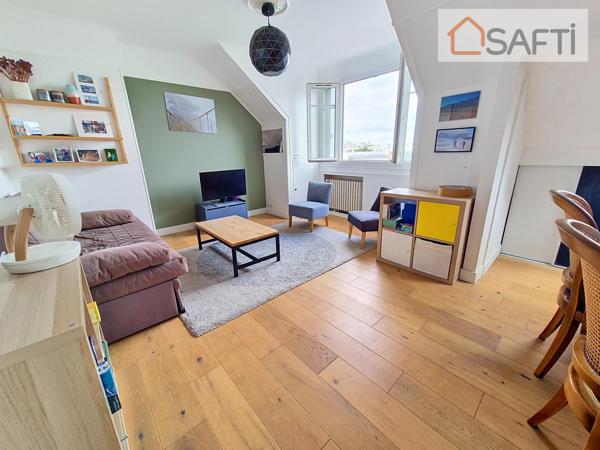 F3 de 65 m², joliment rénové, très au calme.