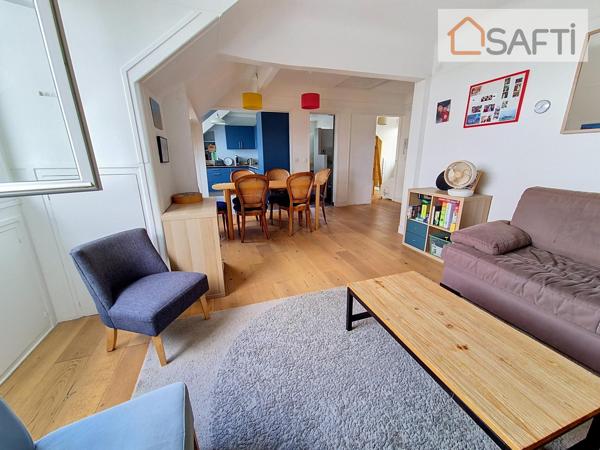 F3 de 65 m², joliment rénové, très au calme.