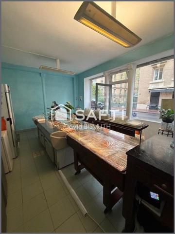 RESTAURANT LEVALLOIS SURFACE 50 M2 AVEC EXTRACTION DE 300 UNE CAVE DE 40 M2 UN LOGEMENT DE 38 M2 LOYER 1960€HT