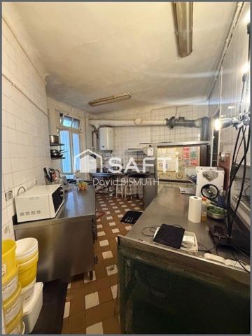RESTAURANT LEVALLOIS SURFACE 50 M2 AVEC EXTRACTION DE 300 UNE CAVE DE 40 M2 UN LOGEMENT DE 38 M2 LOYER 1960€HT
