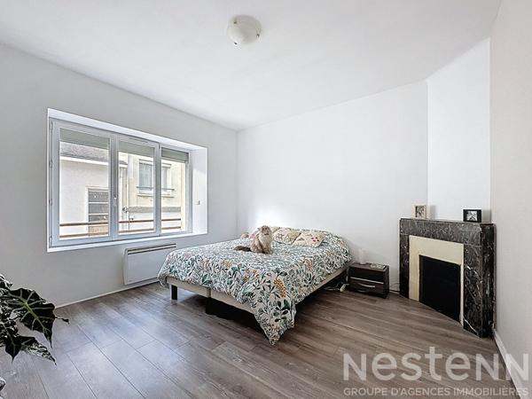 Appartement lumineux de 2 chambres - 55m² et cave - Hennebont centre.