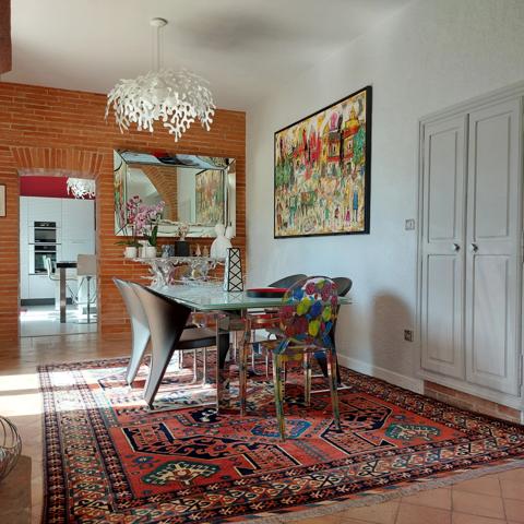 Maison à vendre 13 pièces MONTAUBAN (82), salle de reception, parking, bureaux, cave, dépendances,  parc de 8000m2, 2 entrées indépendantes
