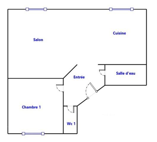 Appartement à vendre 2 pièces 45 m² Brest