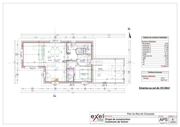 Terrain à bâtir – Voiron – 869 m²

À deux pas du collège et à seulement dix minutes à pied du centre-ville de Voiron, venez découvrir ce terrain de 869 m² idéalement situé dans un quartier résidentiel.

Donnant sur une rue à sens unique à faible circulation, réservée aux seuls riverains, il offre un environnement calme et préservé — un atout rare à proximité du cœur de ville.

Hors lotissement, non viabilisé, il bénéficie néanmoins de la proximité immédiate des réseaux, facilitant les démarches de raccordement. Une fois votre maison construite, profitez d’une belle vue dégagée sur les hauteurs environnantes.

 bénéficiez d’un accompagnement clé en main grâce à notre partenariat avec Excel Home, spécialiste de Eco-construction  OU  construisez librement avec le constructeur de votre choix