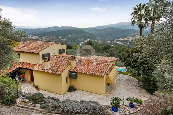 Belle villa provençale à vendre au calme avec vue mer
