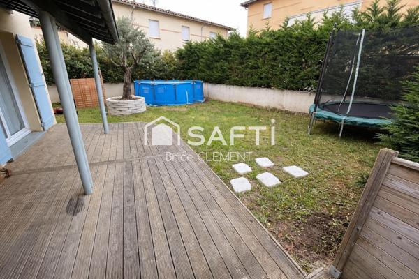 Tournefeuille – Maison 103 m² – 4 chambres – DPE B – Jardin – Garage