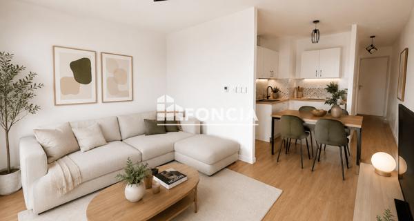 À vendre Appartement 2 pièces 44.78 m² - Le Grand-quevilly 76120