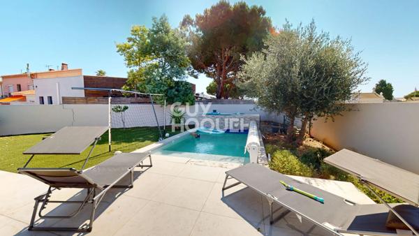 RARE Maison de Plain-pied de 120m² + garage + piscine