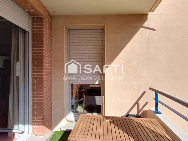 T3 à Borderouge avec balcon, terrasse et vue dégagée