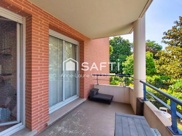 T3 à Borderouge avec balcon, terrasse et vue dégagée