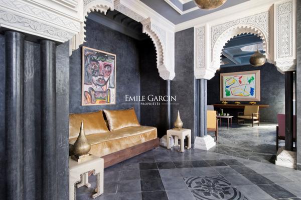 À vendre Riad d'exception idéalement situé dans le quartier de Sidi Mimoune à Marrakech
