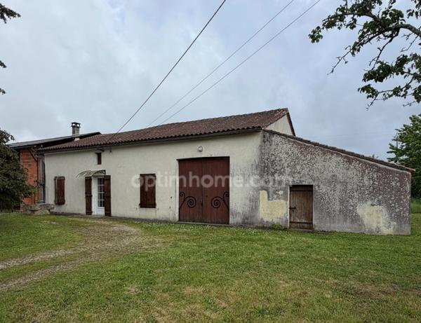 Taponnat. Maison 64 m² à rénover avec dépendances sur terrain de 1471 m²