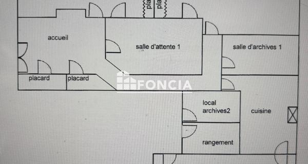 À vendre Local commercial 120.81 m² - Amiens 80000