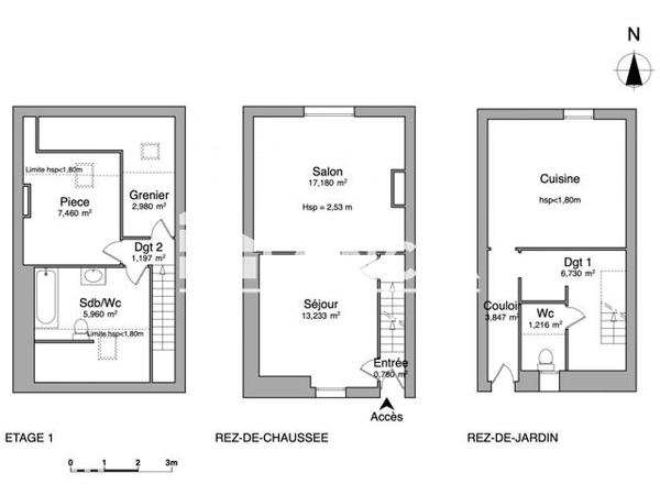 Location Maison 4 pièces 60.58 m² - 25 RUE JULES LOBET Villers Semeuse 08000
