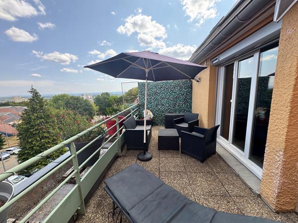 APPARTEMENT DUPLEX  GARAGE TERRASSES VUE IMPRENABLE LION DE BELFORT